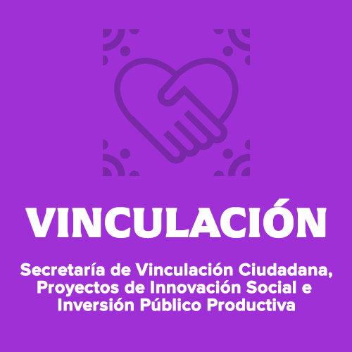 Secretaría de Vinculación Ciudadana, Proyectos de Innovación Social e Inversión Público Productiva